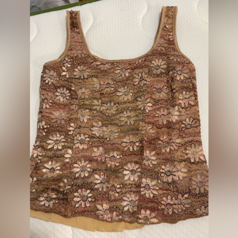 Elegant Floral Lace Tank Top